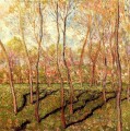 Árboles en vista invernal de Bennecourt II Claude Monet